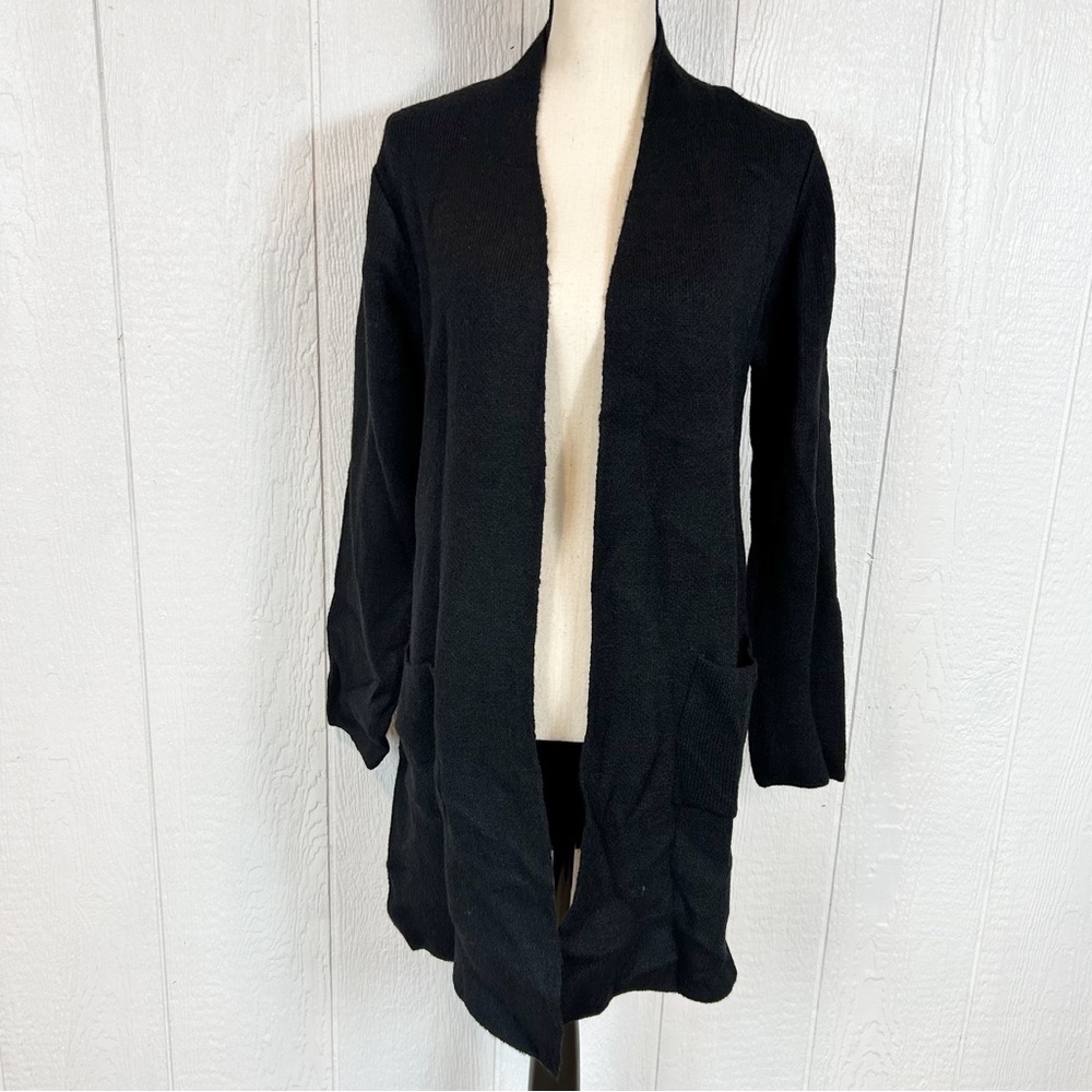 NEW Nine West Black Long Cardigan Sweater Medium